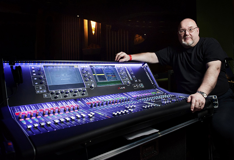 Allen & Heath’s dLive with Ian Barfoot and the Royal Philharmonic Concert Orchestra at the European premiere of Pokemon Symphonic Evolutions presented by Princeton Entertainment and U-Live at the Eventim Apollo Hammersmith in London.