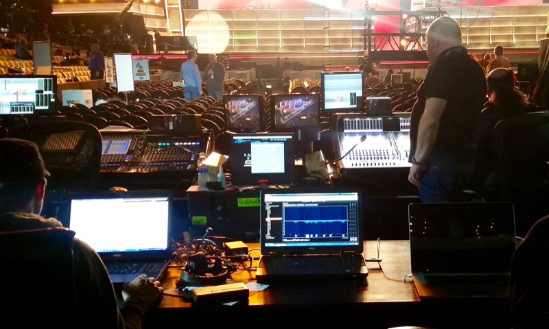 FOH position at the 58th Annual GRAMMY Awards (Courtesy: Scott Harmala)