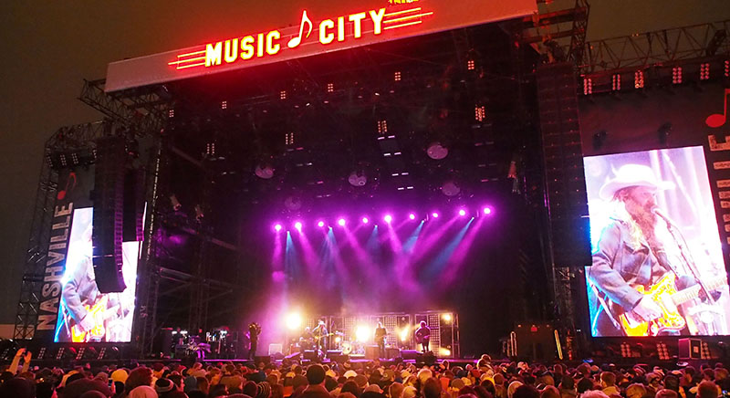 Chris Stapleton on the Jack Daniels Stage