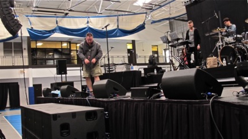 Dan DeVisser, SIP Senior TD, PM and LD on deck at recent show