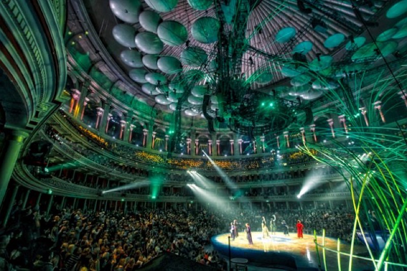 A key part of the audio is soundscapes, sound effects and musical elements that follow the actions of the show’s performers. Ten L-Acoustics 108 XTis were installed at the Grand Tier level for the stalls, with 12 on the gallery to cover the circle.  All images courtesy of Cirque du Soliel