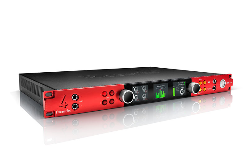 Focusrite’s new 58-in/64-out Thunderbolt Red 4Pre interface