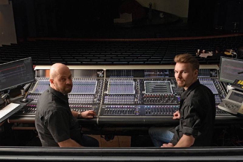 Sound designers Petri Peltovako (left) and Lari Angervo.