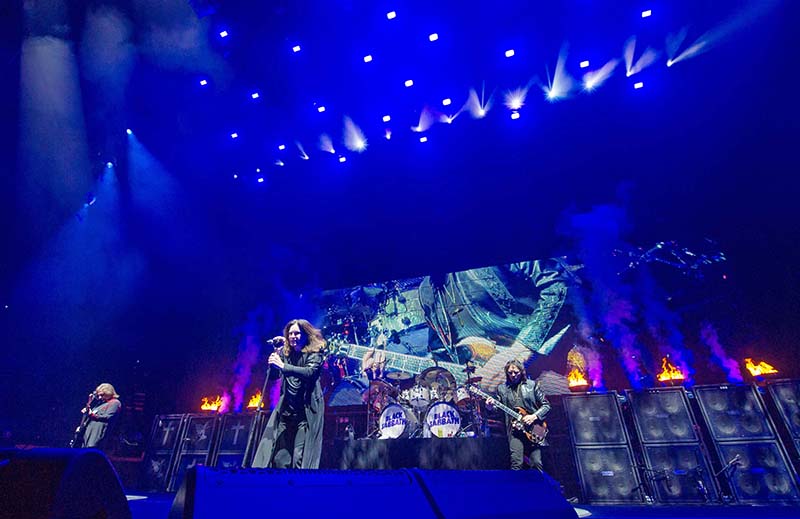 Black Sabbath The End tour photo by Steve Jennings
