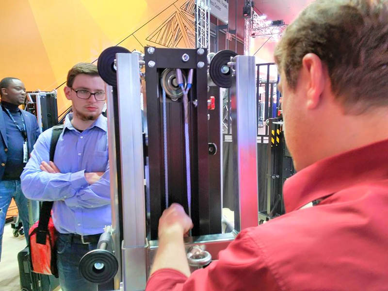 Fantek demo at Prolight + Sound 2016 in Frankfurt, Germany