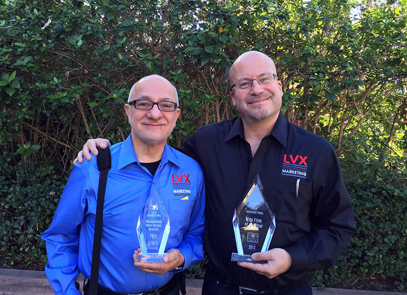 VX President Ed Ulibarri and LVX CEO John Hernandez