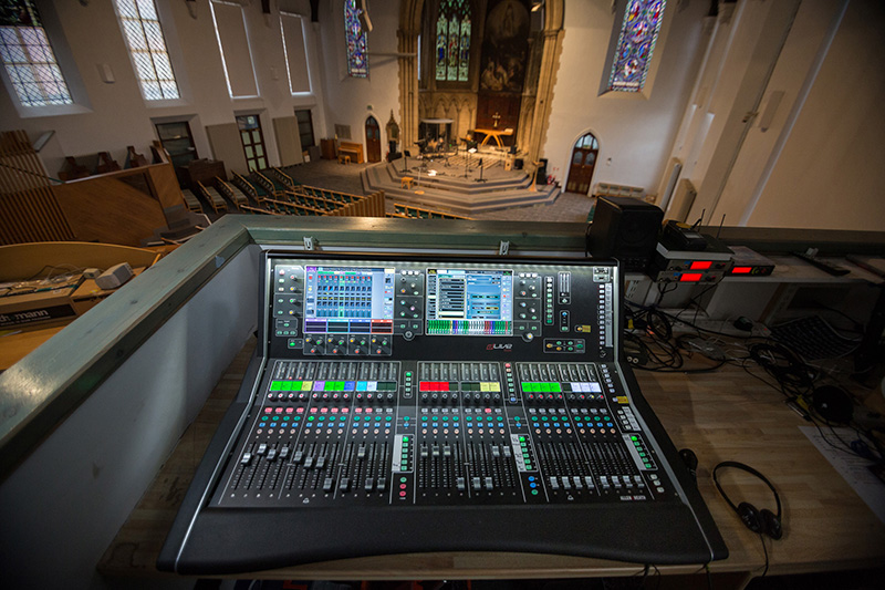St Georges Church upgraded with an Allen & Heath dLive mixing system