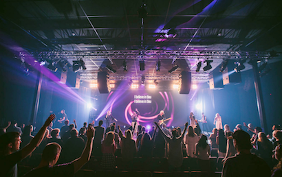 C3 Church’s Central Campus benefits from a new sound reinforcement system featuring Adamson S10 line arrays and S119 subwoofers.