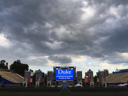 Duke University graduation 2016.