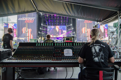 FOH at the Country 500 at the Daytona International Speedway in Daytona, FL.