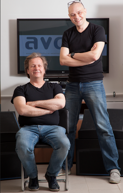 AVC's Anton Motuzny, business development director, and Eugene Vertyachikh, chief technical specialist.