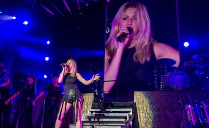 Ellie Goulding at Charlotte Metro Credit Union Amphitheatre on June 9, 2016. Photo: Kevin Daniels, XIIIth Photo Video Design