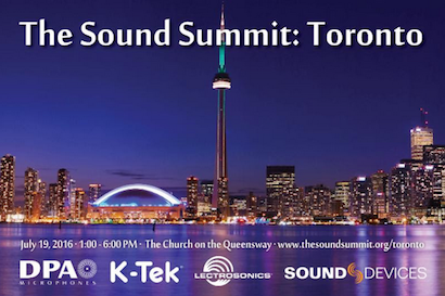 Sound Summit Toronto takes place July 19.