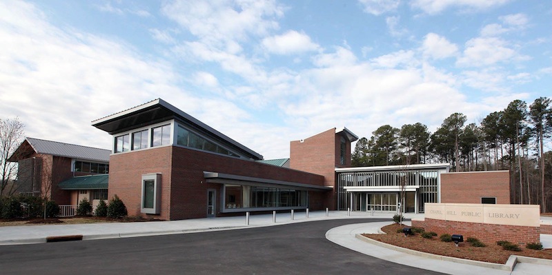 Chapel Hill Public Library in Chapel Hill, NC.