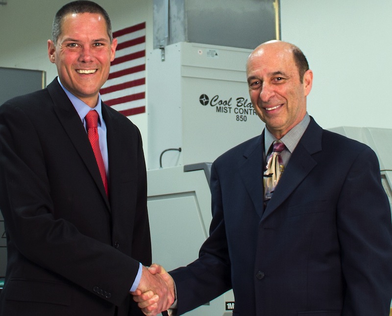 Cliff Castle, Audix co-founder/vice president of sales, welcomes Chris Doss to the company.