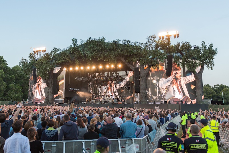 Martin Audio’s flagship MLA PA system was deployed on the main Great Oak stage and several other stages at the British Summer Time Hyde Park Festival.