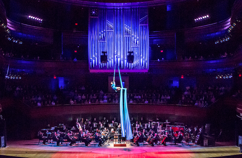 Point Source Audio joins the circus for Philly Pops' world premiere of "Cirque Goes to the Movies." Photo: Bachrach Photography