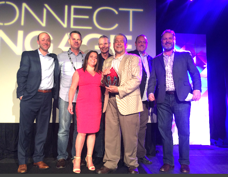 Brian Jarvis (Shure); Mark Mitchell (Excellence Marketing); Abby Kaplan (Shure); Paul Cassady, Ken Simons, and Patrick Gilligan (Excellence Marketing); Rick Renner (Shure).