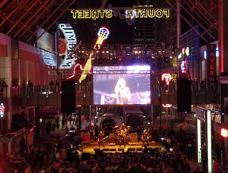 Using the new RCF HDL50-A line array system and Allen & Heath D-Live digital console, the tour kicked off July 8 at Fourth Street Live in Louisville, KY.