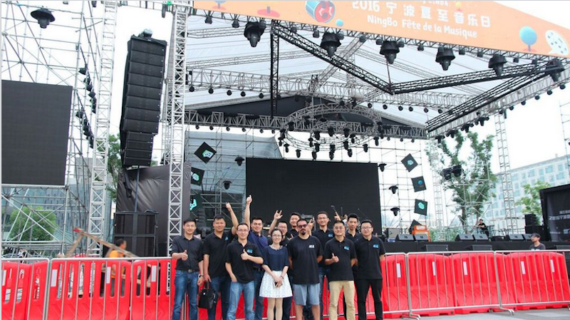 VUE China team with Tiffany Jin and Josh Cruz.