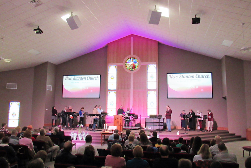 Good Sounds of New Stanton, PA, was contracted to design and deploy the new sound reinforcement system at New Stanton United Methodist Church.