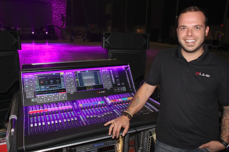 Matt Lawrence, FOH Engineer for Fifth Harmony with dLive S5000.