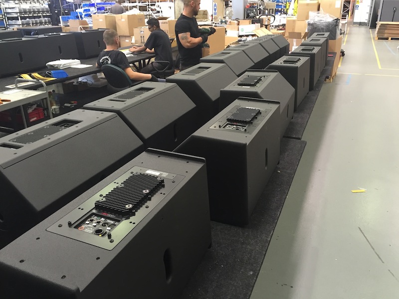 Martin Audio has started to ship the CDD-LIVE! Series from its British factory.