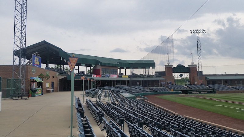 GCS Ballpark, home of the Gateway Grizzlies, recently underwent a PA system upgrade with Martin Audio CDD-WR weatherized speakers.