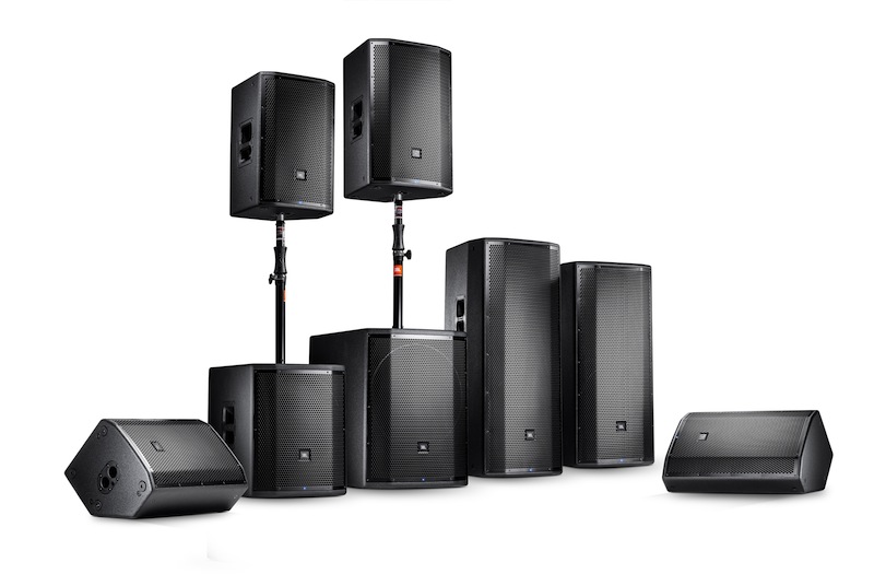 The PRX800W portable PA system.
