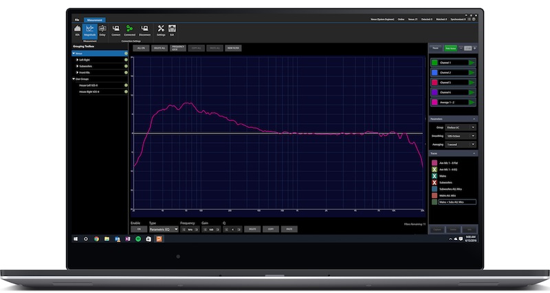 JBL Professional by HARMAN Introduces HiQnet Performance Manager 2.1 with Smaart Software Integration.