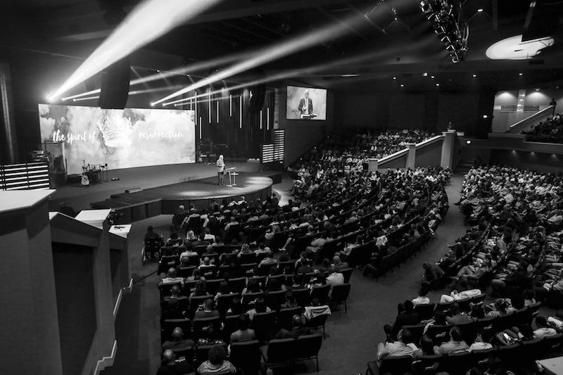 Covenant Church’s flagship campus in Carrollton, TX, home to a new L-Acoustics K2 system.