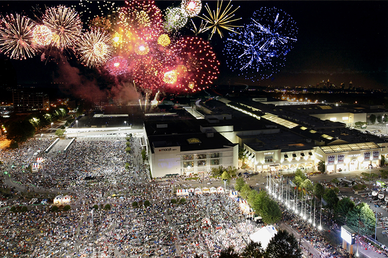 d&b provided a July 4 audio assist at Lenox Square in Atlanta