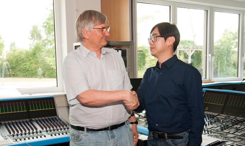 Dr. Helmut Jahne and Advon Tan.