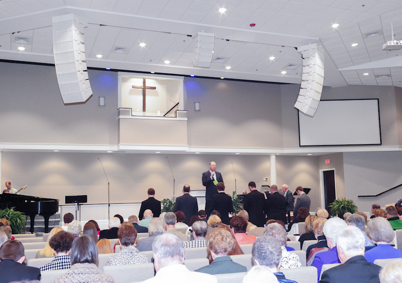 Sanctuary at Unity Free Will Baptist Church.