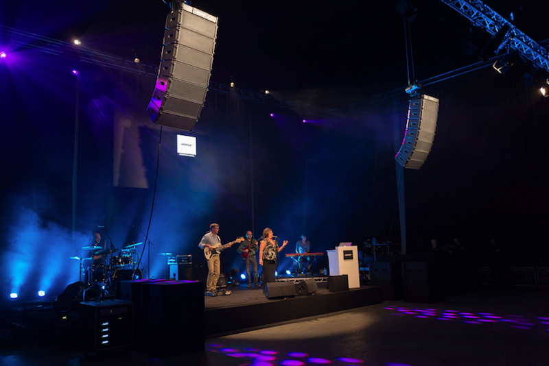 Bose recently held demos of its Bose ShowMatch DeltaQ array loudspeakers in live performances at Millennium Studios in Bedford, UK.