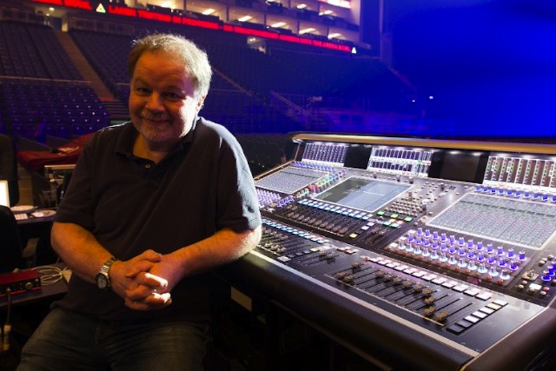 Gary Bradshaw at the FOH with the SD7.