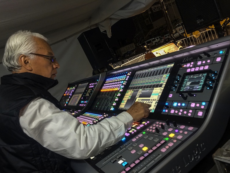 Everado Cano at the FOH chose the SSL L500 console for this event.