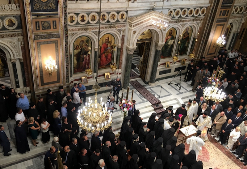 Athens Metropolitan Cathedral with Community E Series Loudspeakers.