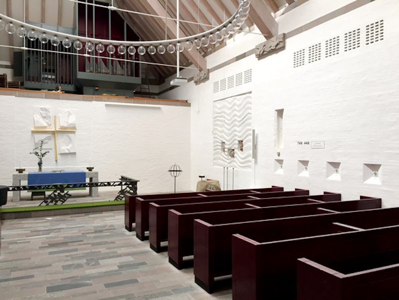 The Kvaglund Church in Esbjerg, Denmark.