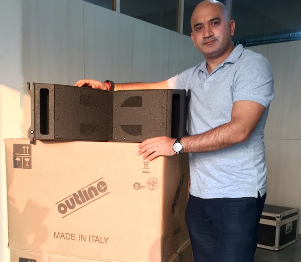 Gaurav Malvai with his new Outline inventory.
