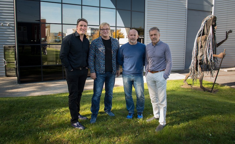 Hervé Guillaume, managing director at L-Group; Reiner Sassmann and Joachim Stoecker, both managing directors at CAMCO; and Christian Heil, founder/president at L-Group.