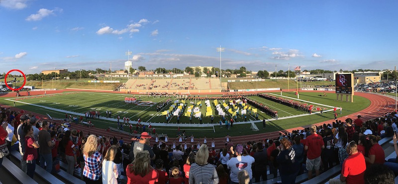 The high school’s Red Demons and the community college’s Conquistadors play at the centrally-located Memorial Stadium.