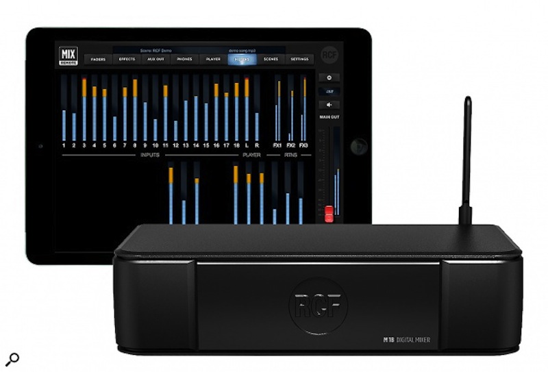 RCF M18 Tablet Mixer is now Apple IOS and Android compatible.