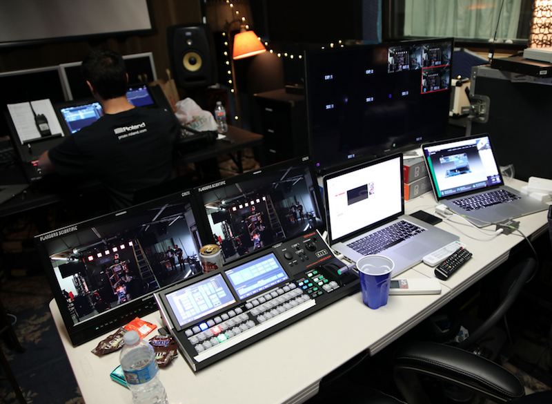 Roland’s V-1200HD video switcher, employed at the Burbank portion of “The Future. Redefined.”