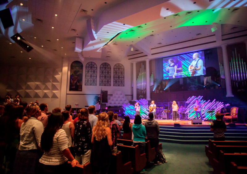 The First Baptist Church (FBC) in Sevierville, TN.