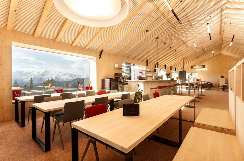 The lodge’s owners were confronted with remodeling the existing building and with that, the old audio system.