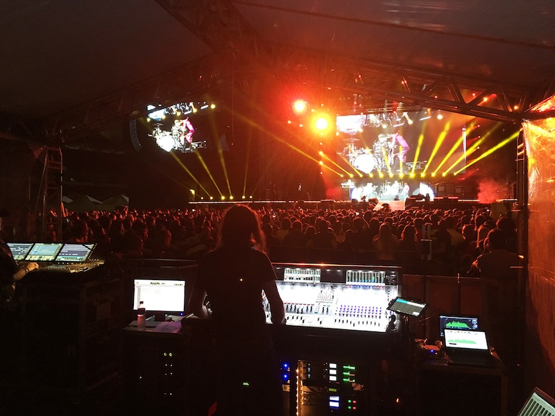 Aerosmith recently completed several dates of their Rock ‘n’ Roll Rumble Tour in Brazil with a Martin Audio MLA system.