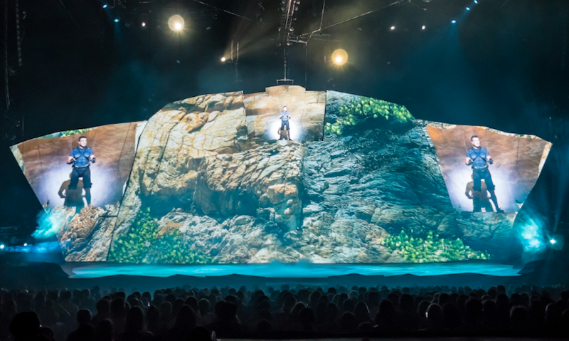 “We had seven areas of PA around the arena, all in different time zones. So it was seven to one, but not in the sense of a movie soundtrack,” explains system tech Sergiy Zhytnikov.