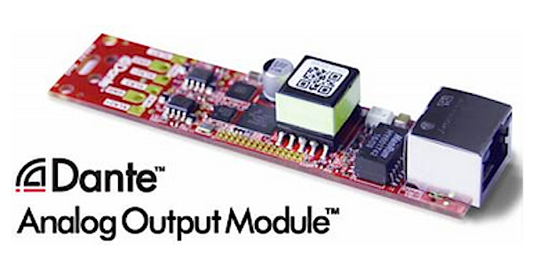 Dante Analog Output Module
