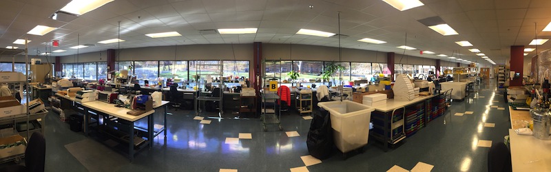 Inside Fishman's new headquarters.